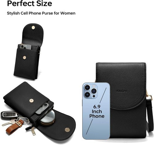 Skiennix Small Crossbody Bag for Women - Adjustable Strap Mini Cell Phone Purse | Daily Use Handbag