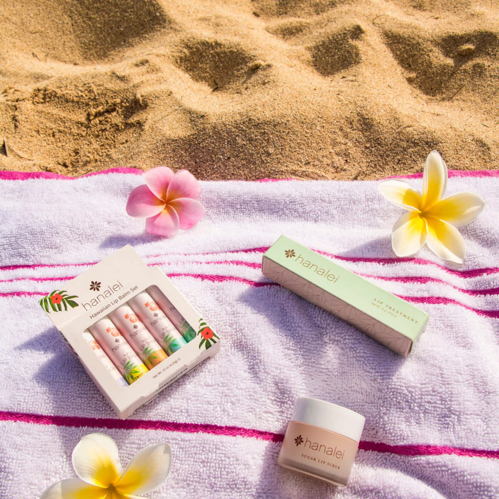 Hanalei Vanilla Lip Balm & Moisturizer – Natural Kukui Oil & Beeswax for Hydrated, Soothed, Soft Lips – Heals Dry, Chapped, Cracked Skin – Long-Lasting Travel-Friendly Lip Care – Vanilla Flavor