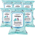 CALA Makeup Remover Cleansing Tissues: Collagen with lavender (30 Sheets) - Gentle, Hydrating, and Effective Makeup Removal for All Skin Types (180 count, COLLAGEN + Lavender, Pack of 6)