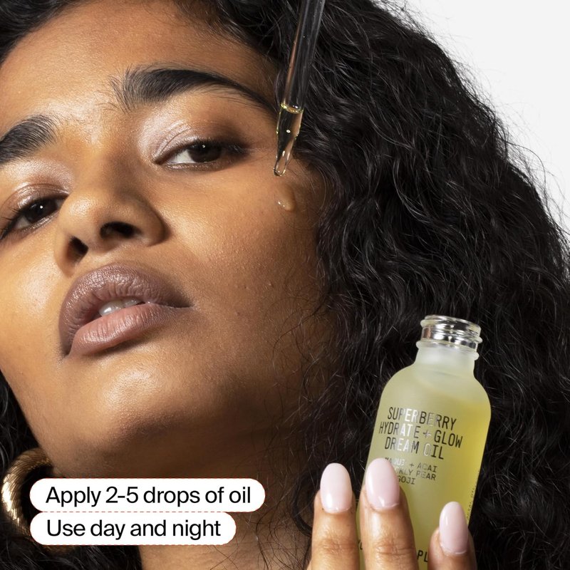 Youth To The People Superberry Glow Dream Face Oil - Hydrating, Revives Dull Skin, Vitamin C & Squalane - 1 fl oz