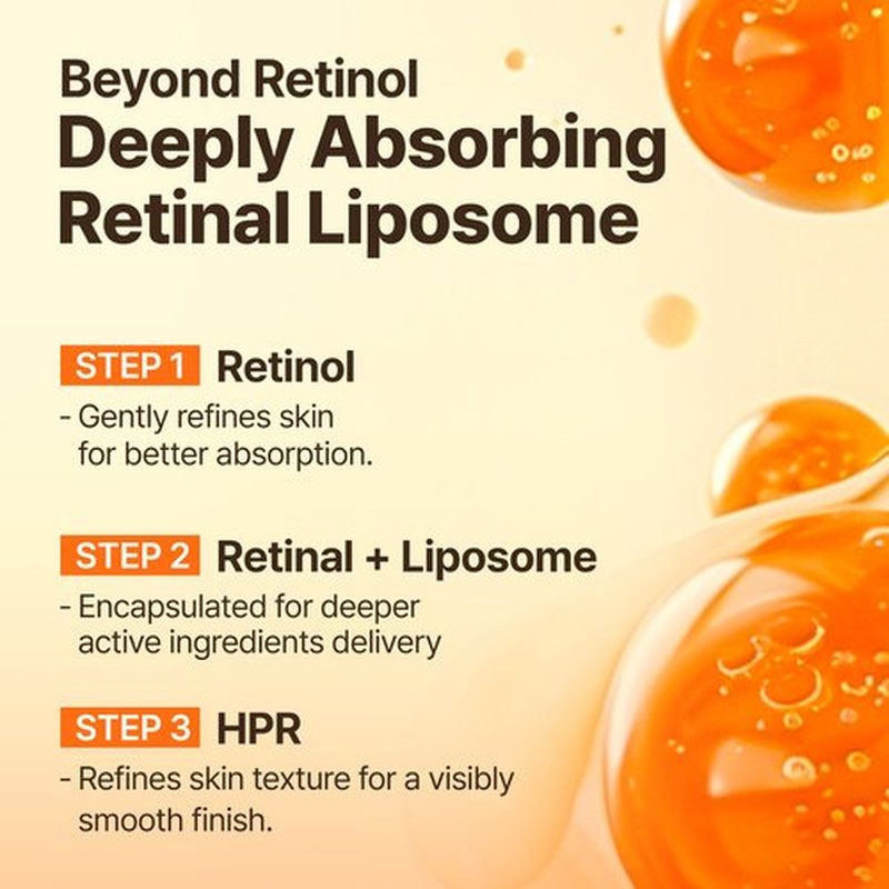 GOODAL Black Carrot VITA-A Retinal Intense Serum 8.0, Wrinkle Retinol Plumping Ampoule, Dark Spot Correcting Glow Serum, Pore Minimizing & Tightening, for Sensitive Skin, Korean Skincare, 0.68 Fl Oz