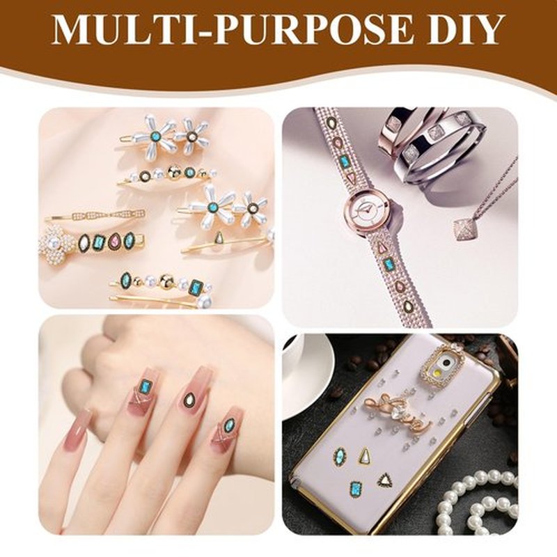 60 Pcs Turquoise Nail Charms Western Cowboy Nail Gems Charms 30 Styles Available, Western Retro, Suitable for Jewelry Making, Mobile Phone Cases, Pendants (White, Blue, Green, Pink)