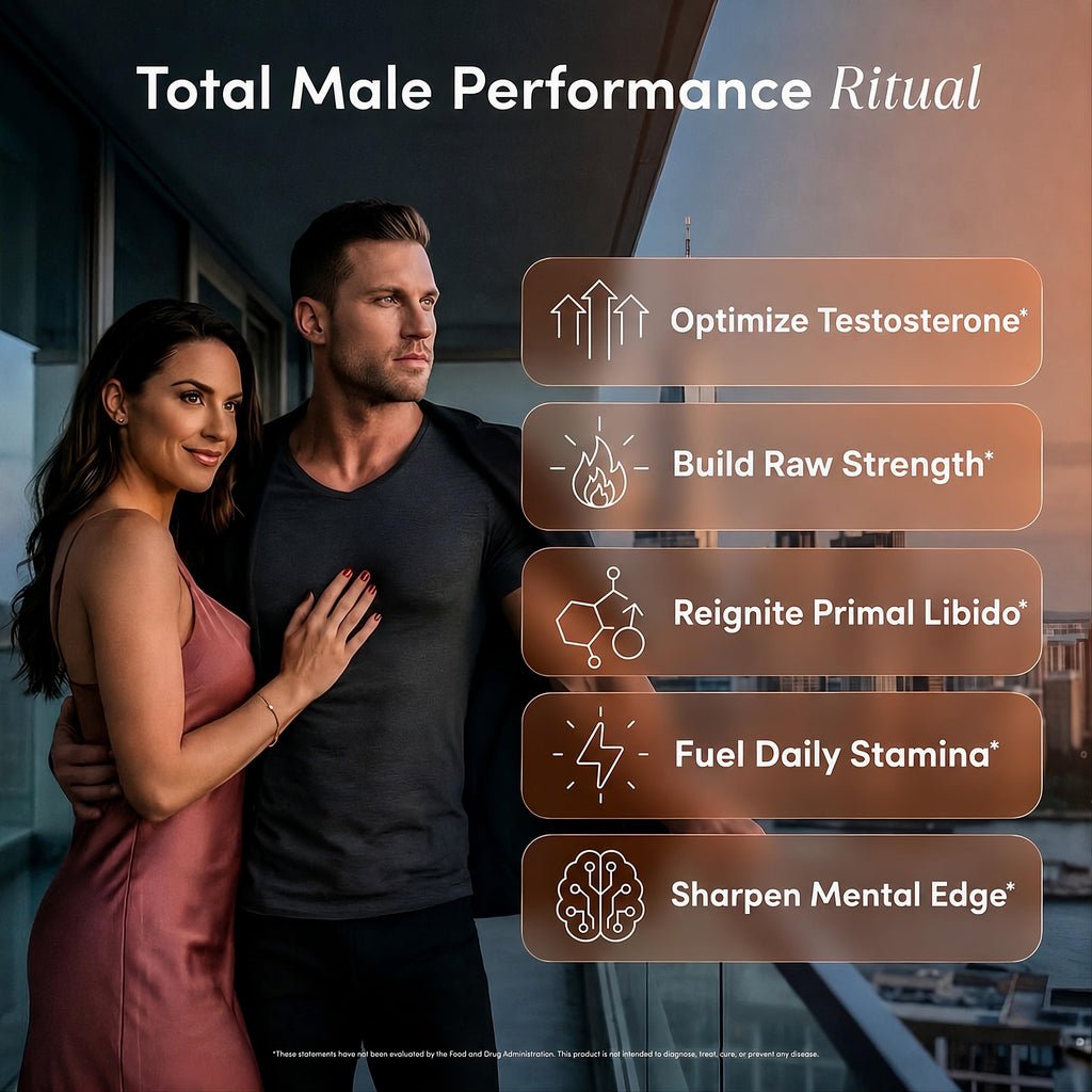 Male Enhancing Supplement & Libido Support for Men - Drive, Stamina & Vitality w. Tongkat Ali, Maca, L-Arginine - Testosterone Support - Energy, Performance & Vigor Boost - 3rd Party Tested - 60ct