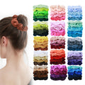 Velvet Scrunchies for Women - 75 Pcs Hair Scrunchies for Girls - No Damage Hair Ties for Thick Thin Hair - Soft Ponytail Holders Bulk Gift for Women