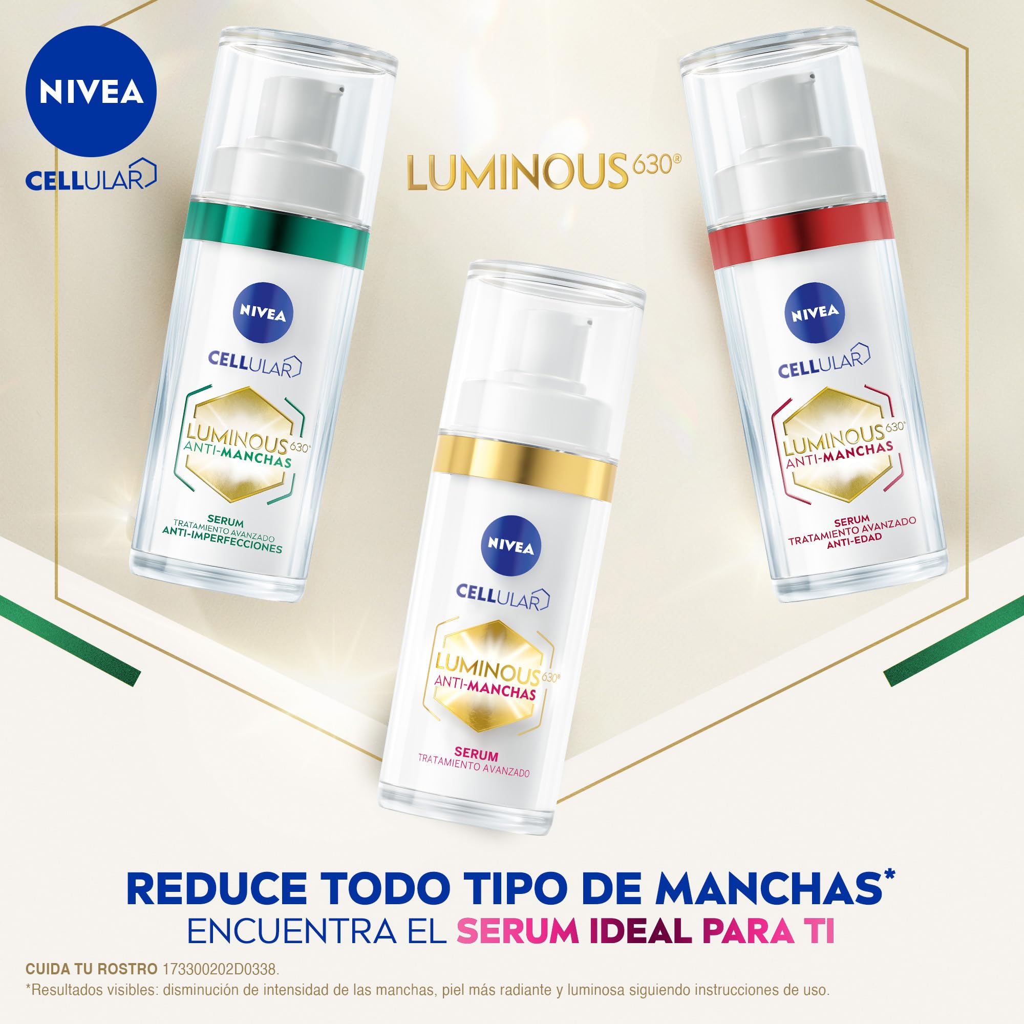 NIVEA Facial Serum Cellular Luminous 630 Lightweight Gel‑Like Daily Face Treatment for a Refined Skin Appearance and Balanced Skin Surface, 30 ml (Approx. 1.01 fl oz) – Advanced Daily Skin Care