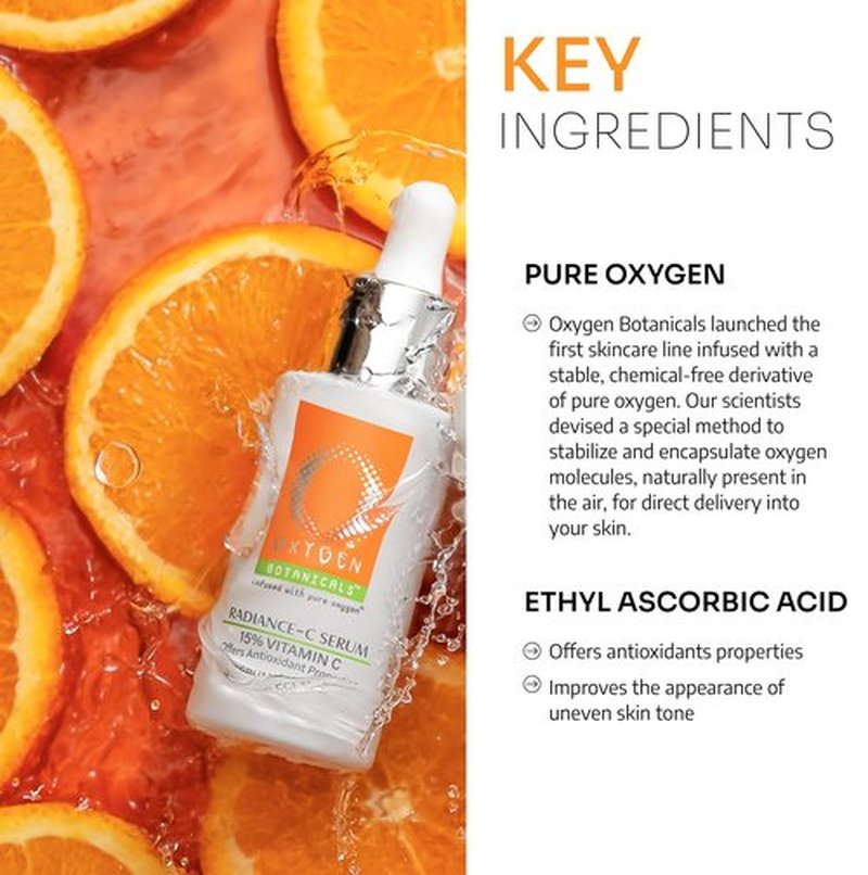 Oxygen Botanicals Skin care & Facial care Products, Moistrizing, Anti Aging (Radiance C Serum)