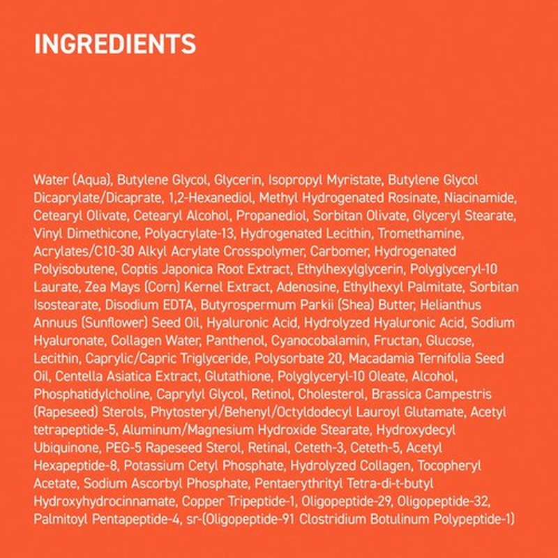IVOSKIN Collagen Neck Cream with Retinol & Multi Peptides, Firming & Tightening Moisturizer for Fine Lines, Décolleté, Sagging Skin, Korean Skincare, 1.69 fl oz (50 ml)