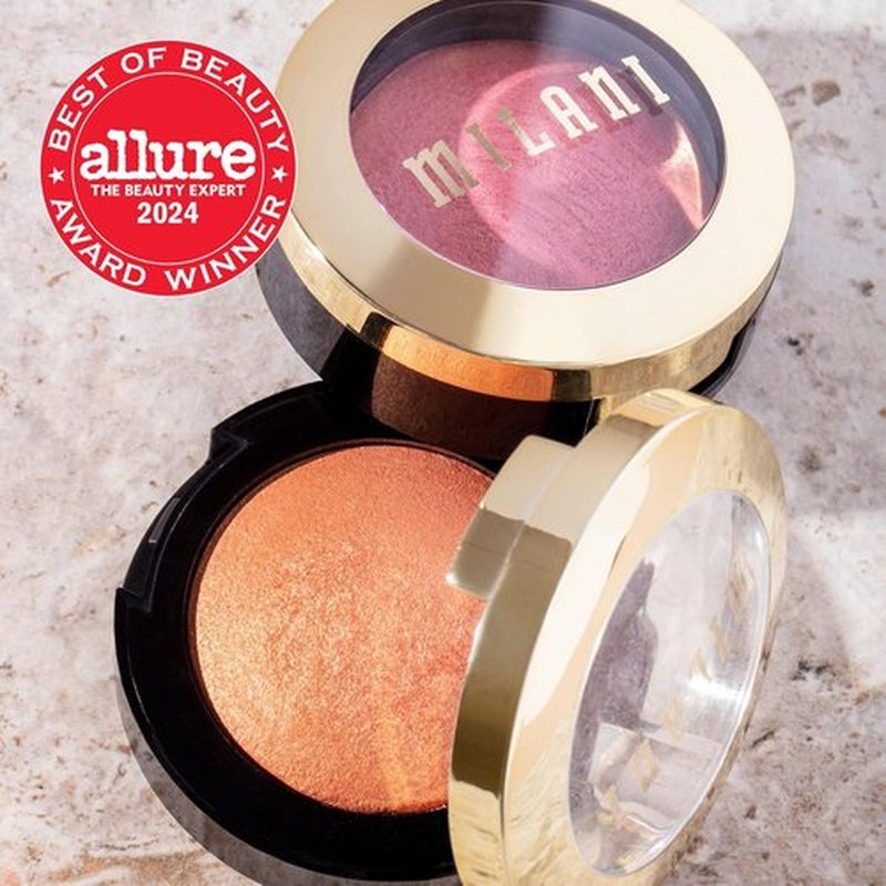 Milani Rose Blush - Powder Blush for Cheeks | Cruelty-Free Makeup in Coral Cove for Natural Matte Finish