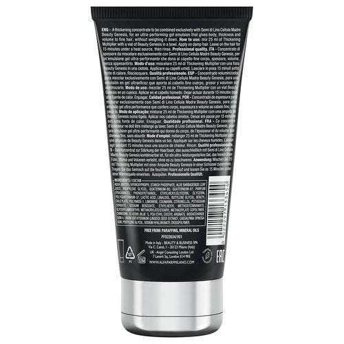 ALFAPARF MILANO Semi Di Lino Thickening Multiplier for Fine Hair - Adds Volume & Body - 5.07 fl. oz.