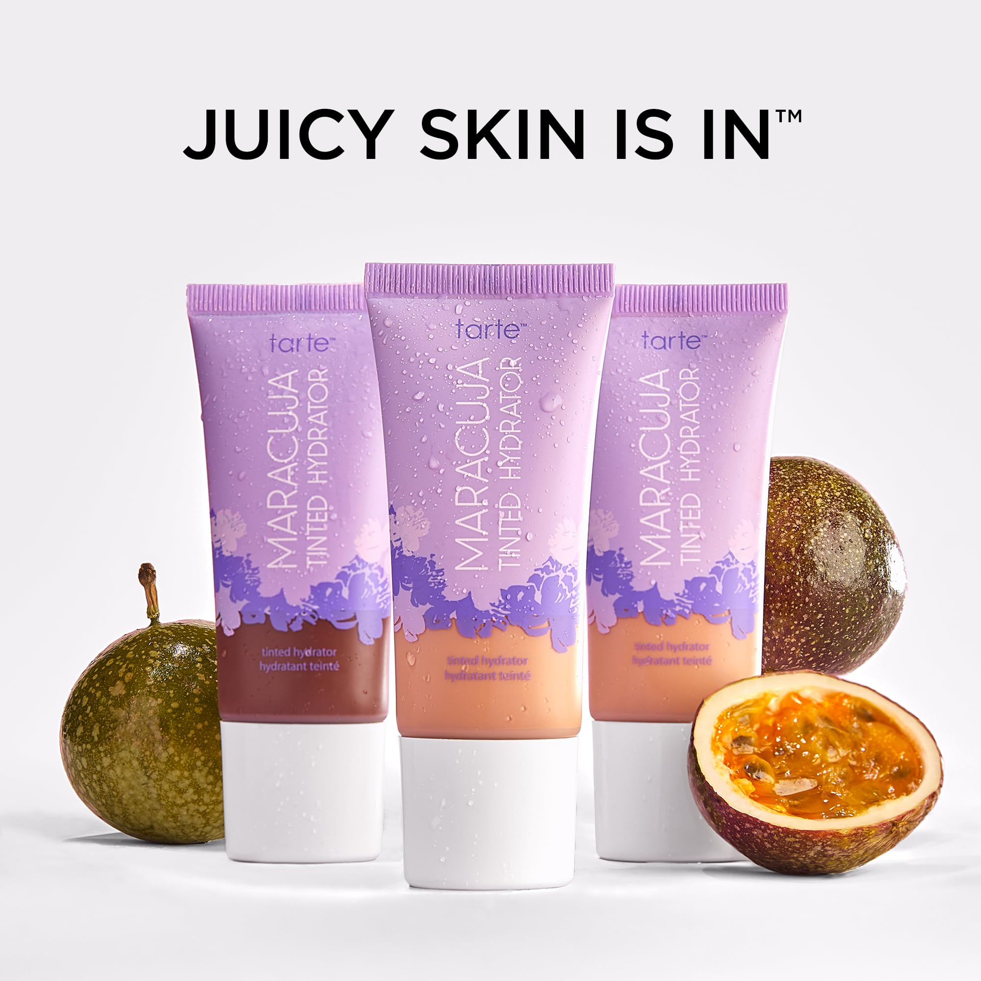 tarte maracuja tinted moisturizer – Lightweight Sheer Foundation with Buildable Longwear Coverage, Hyaluronic Acid for Hydrated Skin, Vegan & Cruelty-Free, full size, 56N rich neutral