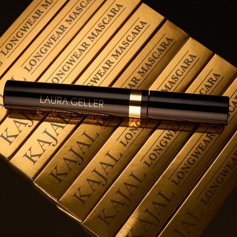 LAURA GELLER Kajal Longwear Mascara - Black | Volumizing & Lengthening, Smudge-Proof Formula