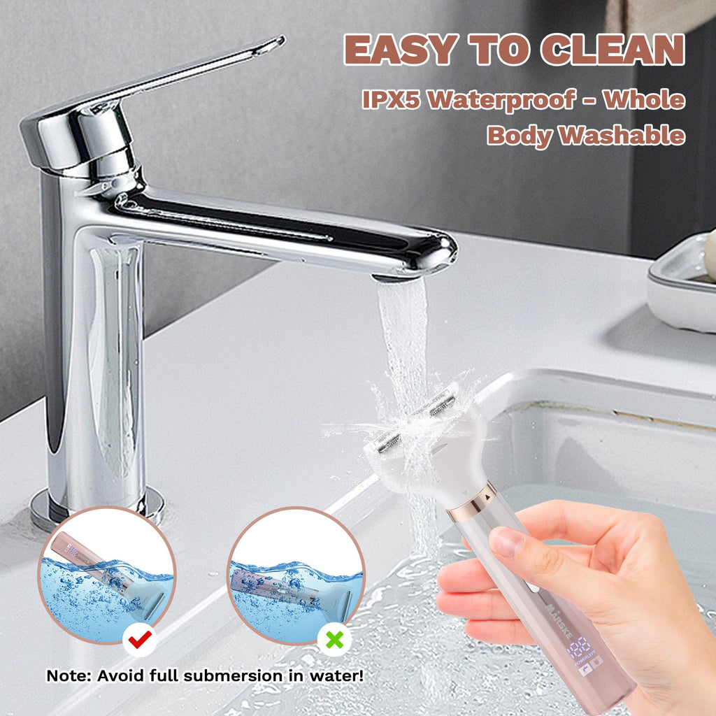 Electric Razors for Women, 5 in 1 Bikini Trimmer for Women, Wet/Dry Electric Shaver, Painless Womens Razor Shavers, Facial Hair Removal for Face Nose Eyebrow Arms Armpit Legs Pubic Area