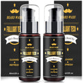 FULLLIGHT TECH Men's 2 Pack Beard Care Kit - Argan Oil & Jojoba Oils Shampoo, Rosemary Extract for Clean, Moisturizing and Nourishing Mustache & Beard Growth