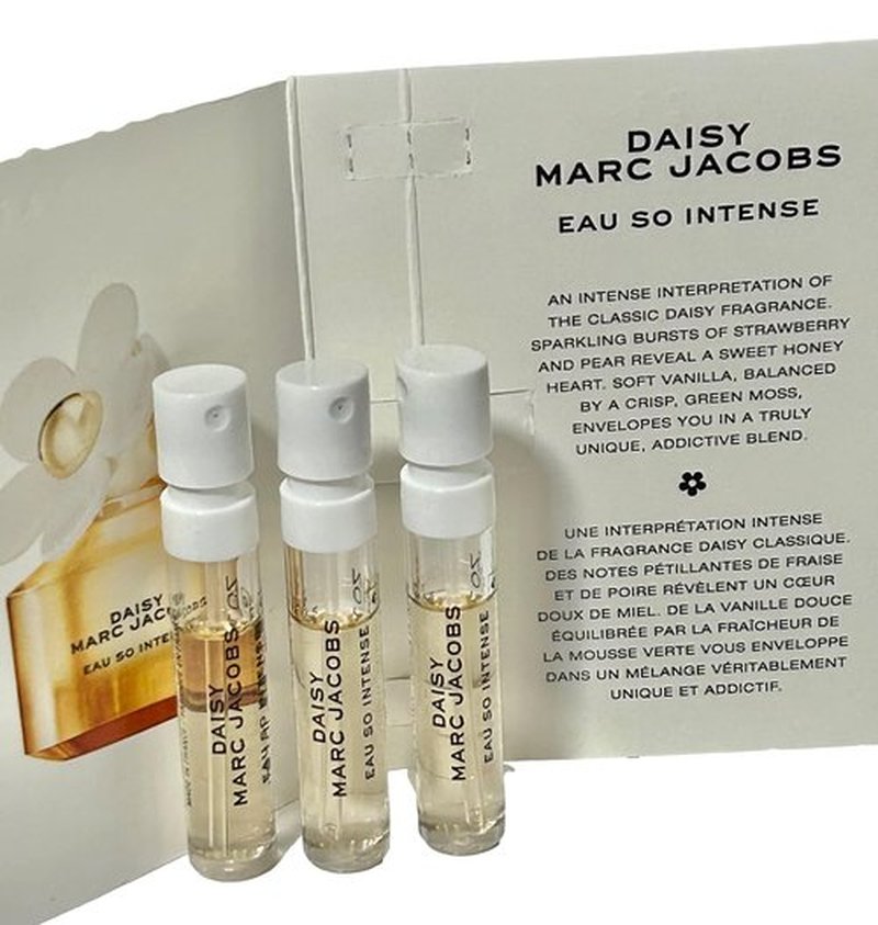 Marc Jacobs Daisy Eau So Intense Women's Perfume Spray - Set of 3 (1.2 ml / 0.04 oz Each)