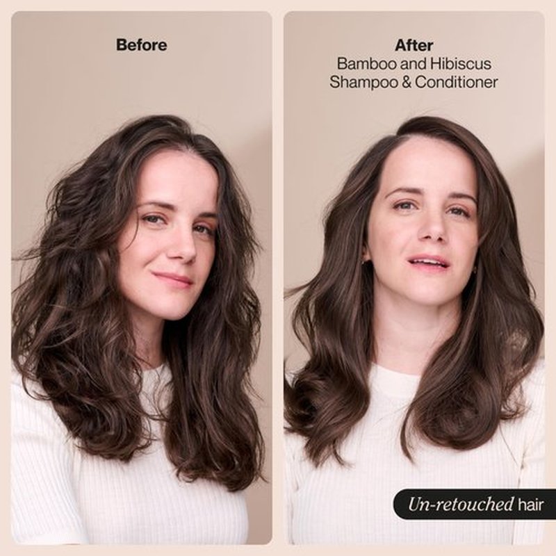 Suave Bamboo & Hibiscus Volumizing Shampoo, for Fine and Flat Hair, Salon Proven System for Boosting Hair Volume and Body, 28 oz, 4 Pack