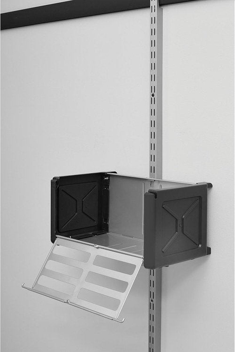 Rubbermaid FastTrack Rail Access Bin - Versatile Garage Organizer for Sports & Gardening Supplies