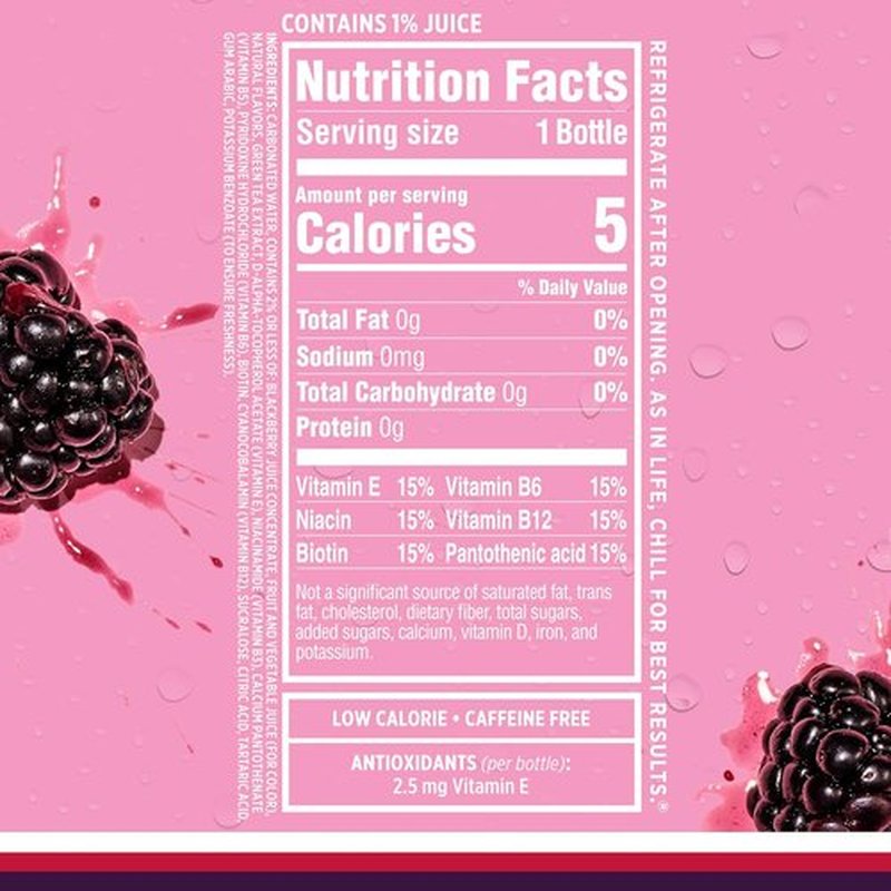 Sparkling Ice Black Raspberry Sparkling Water - Zero Sugar, Low Calorie, 17 Fl Oz Bottles (Pack of 12)