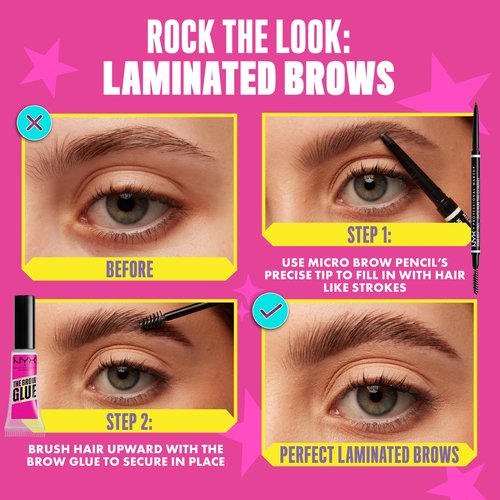 NYX PROFESSIONAL MAKEUP Micro Brow Pencil, Precise Eyebrow Pencil - Cool Ash Brown