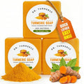 Turmeric Soap Bar | Face & Body Cleanser | Moisturizing | Lathering | Deep Cleansing | Evens Skin Tone | Refreshing Scent | Radiant Skin | 3 count pack of 1|