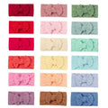 GTTUKK Baby Girl Headbands Nylon Stretchy Hair Bows - Soft Jacquard Knit Infant Hairbands for Newborn Toddler, Non-Marking Textured Accessories for Photography Gift