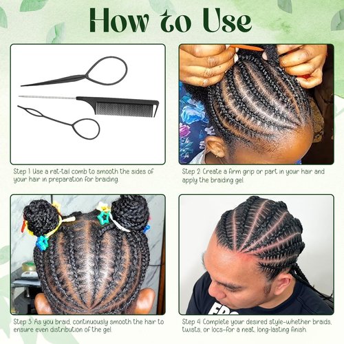 KAGA Pure O Natural Neatbraid Beauty Professional Conditioning Shining Gel 64oz / 4LB (64 Ounce)