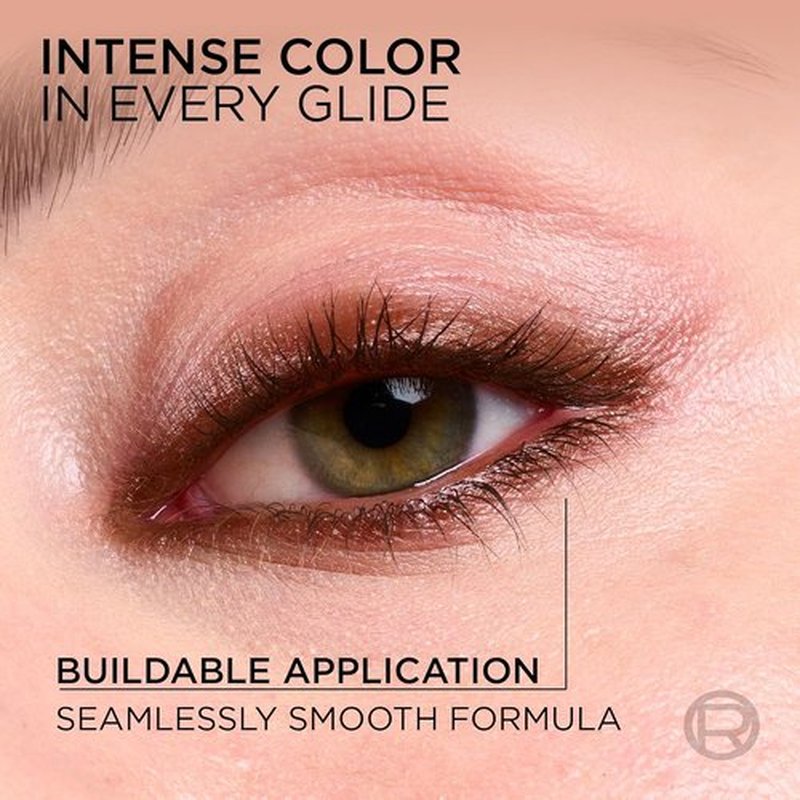 L'Oreal Paris Kohl Eyeliner Pencil - Intense Gel-Like Formula for 12HR Wear | 160 Bronze Chiffon