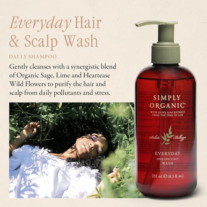 **Regine Switzerland Hair & Scalp Wash Shampoo - All-Natural, Cruelty-Free Formula with Organic Sage & Lime | 251ml/8.5oz**