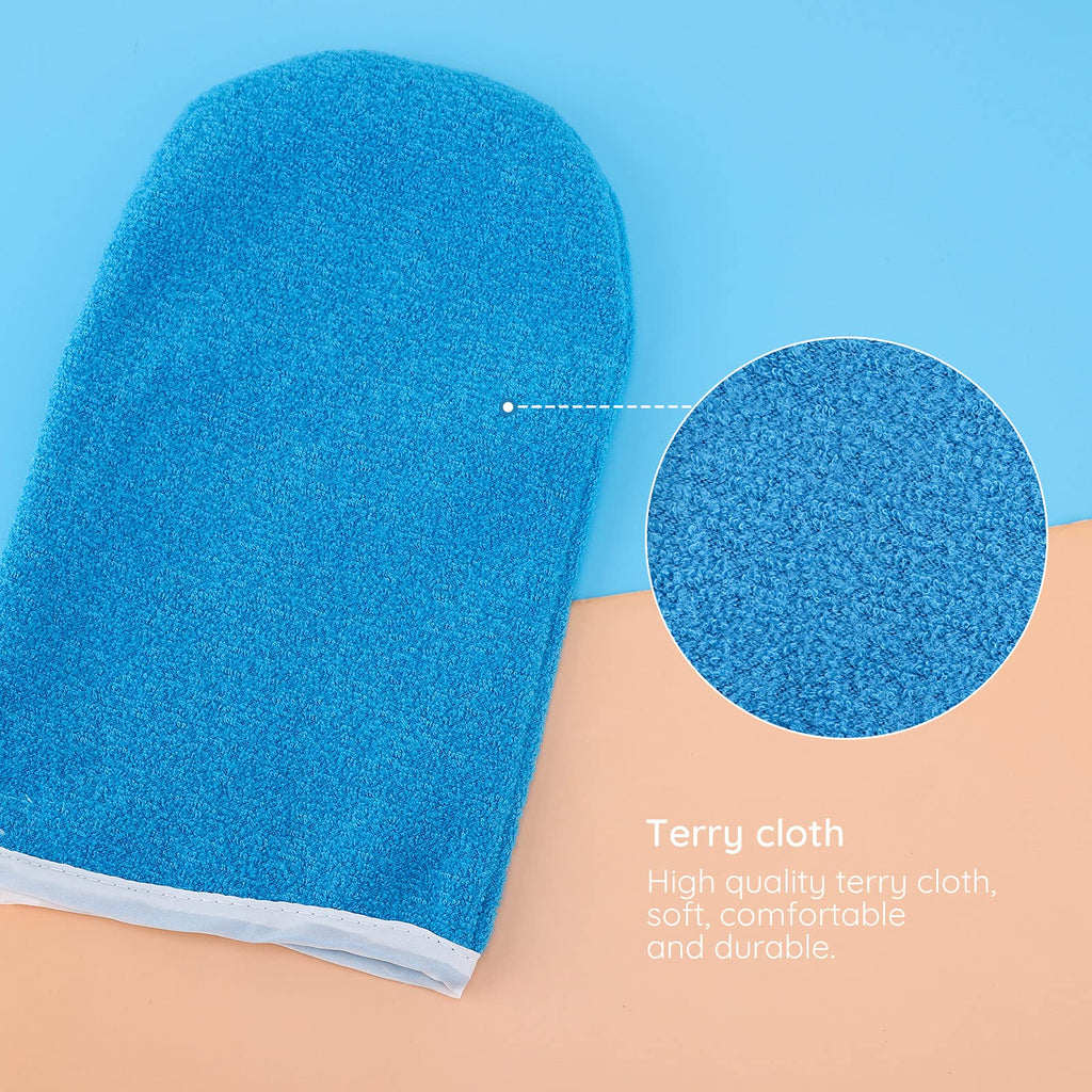 Paraffin Wax Gloves & Booties, Segbeauty Paraffin Heated SPA Mittens Foot Liners, Gloves & Socks for Hot Wax Hand thera-py Bath Thermal Treat-Ment Home DIY SPA Wax Warmer Paraffin Wax Machine Blue