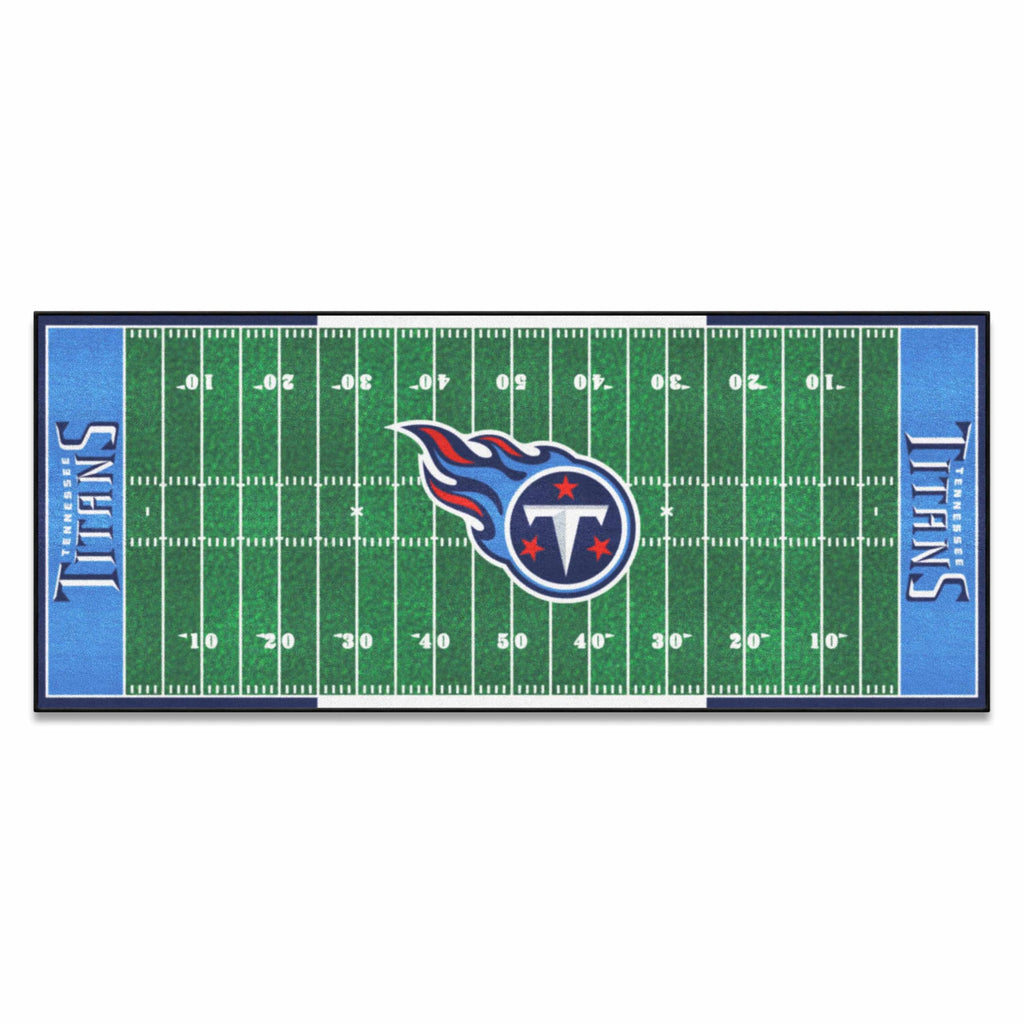 FANMATS 7965 Tennessee Titans Field Runner Rug - 30in. x 72in.