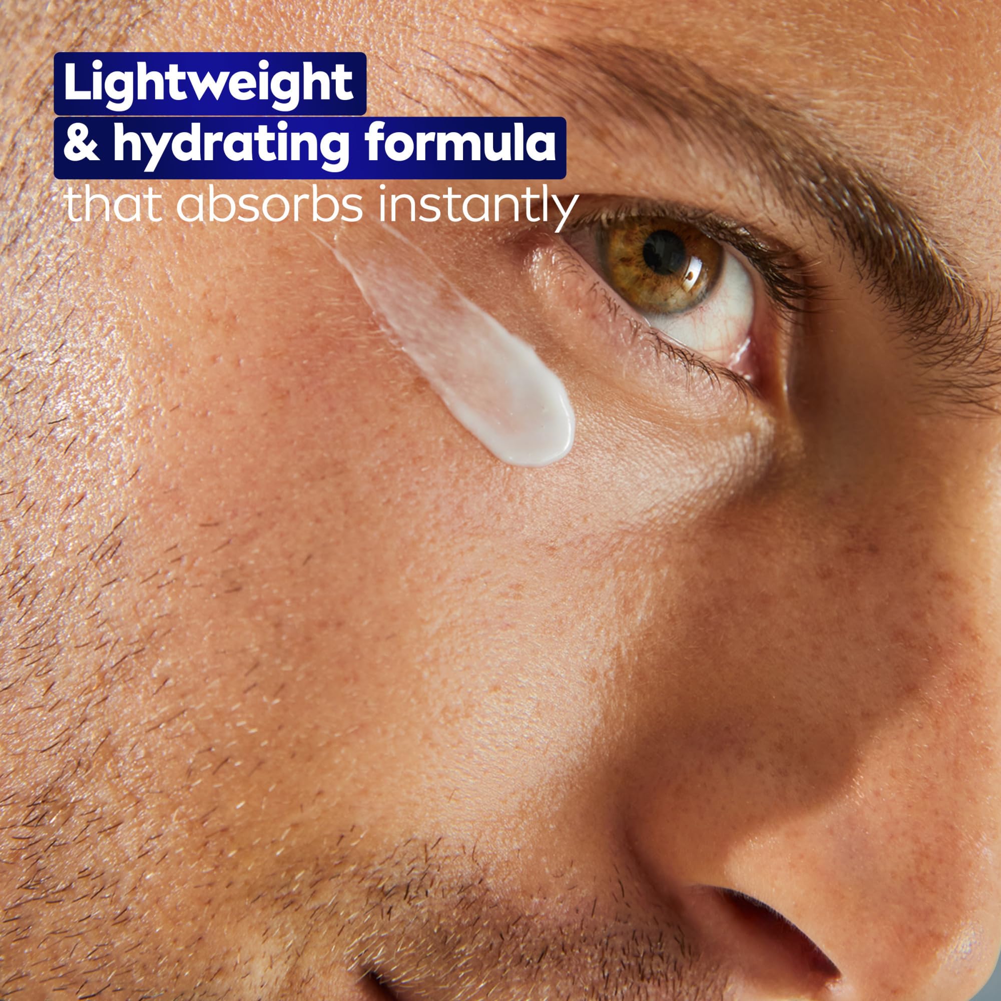NIVEA MEN Age Defense Eye Cream with Hyaluronic Acid, 24-Hour Hydrating Under Eye Cream for Men Helps Reduce Look of Crow's Feet, Fine Lines and Dark Circles, 0.5 Fl Oz Tube