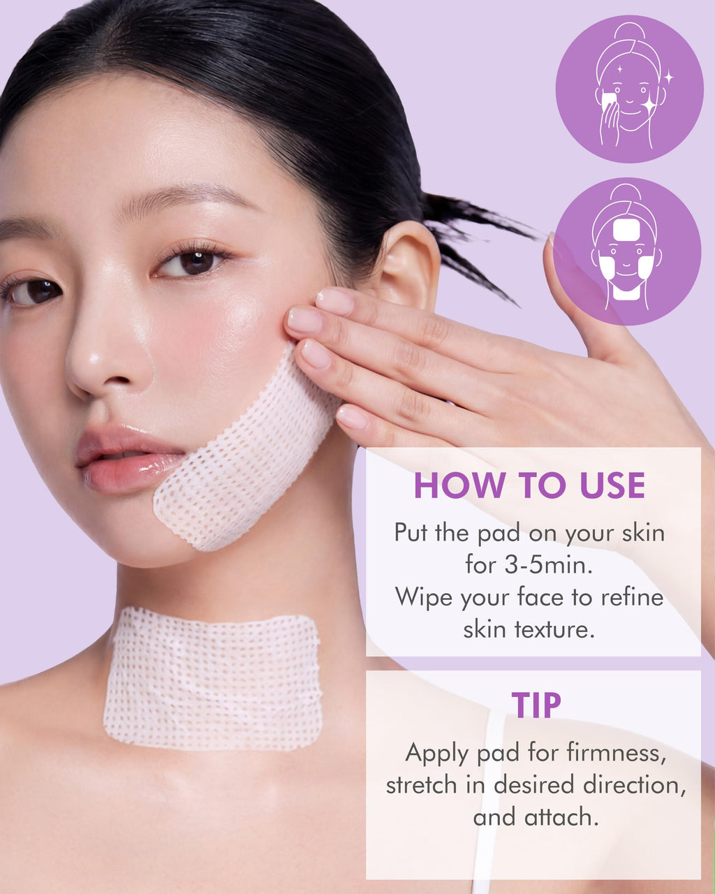 DERMAL Retinol Peptide Lifting Pad - Korean Toner Pad for Anti-Aging & Wrinkles with Bakuchiol - Vegan Pure Cotton Square Pads - Travel Kit 12 Pads, 3 Pack (Total 36 ea)