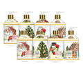 Seasonal Wishes Holiday Hand Soap 21.5oz 8 pack, Holiday Scents - Jingle Bells, Christmas Tree, Snow Man, Lavender Cheer, Home and Body Company