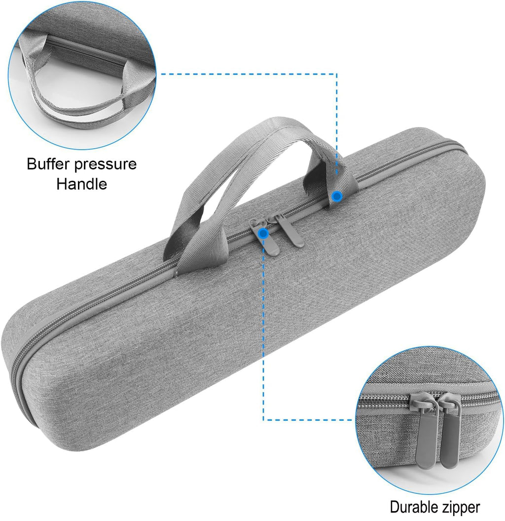 Buwico Hard Travel Case for Dyson Airstrait Straightener, Portable Storage Bag for Dyson Airstrait Straightener (Only Case, Grey)