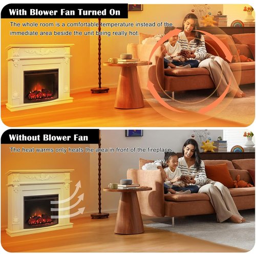 Hiorucet Fireplace Blower Fan Kit - GA3650A, GA3700, GA3750A | Compatible with Desa Tech & FMI