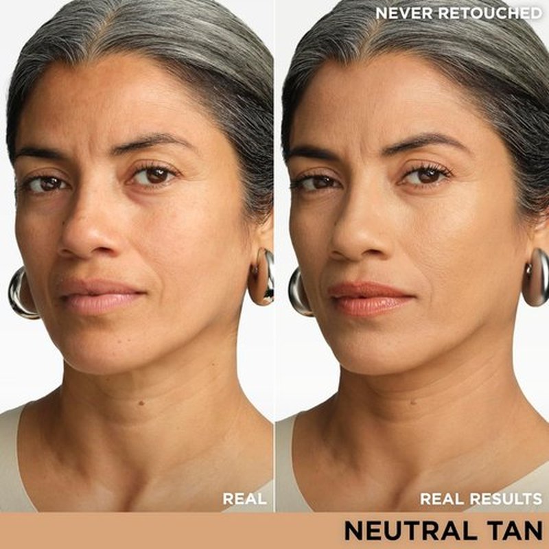 IT Cosmetics CC+ Cream - Full Coverage Foundation with SPF 50+ for Natural Finish | Neutral Tan - 1.08 fl oz & Concealer Brush #7 for Flawless Blending