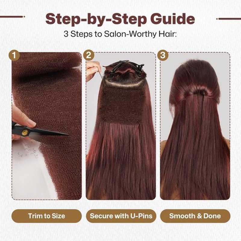 Hair Sponge for Updo | Hair Bumps for VolumeI Insert Maker | Hair Padding Filler Pads & Undetectable Updo Tool | Includes Bobby Pins, U Shape Hair Pin, Comb and Plastic Clips