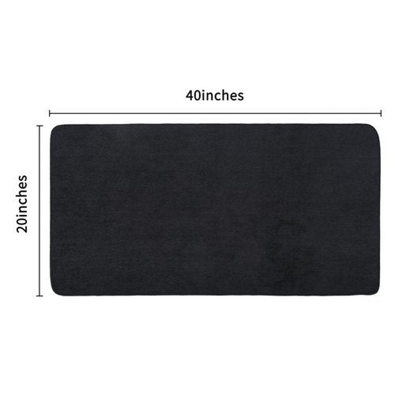 OASISGUEST Microfiber Hair Drying Salon Towels, Set of 2 (20‘' x 40'') Professional Super Absorbent Quick Dry (Black)
