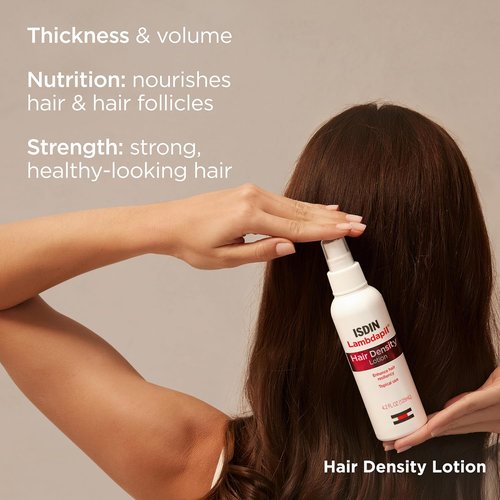 ISDIN Lambdapil Hair Loss Lotion - Strengthen Hair & Promote Growth | 4.2 Fl. Oz.