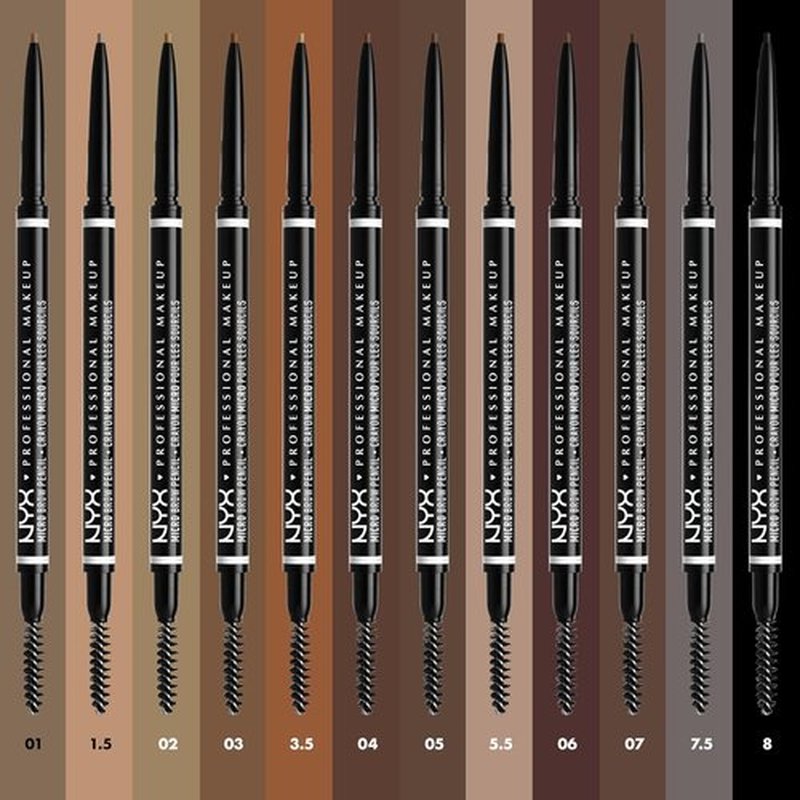 NYX Professional Makeup Micro Brow Pencil - Precise Eyebrow Definition in Ash Brown
