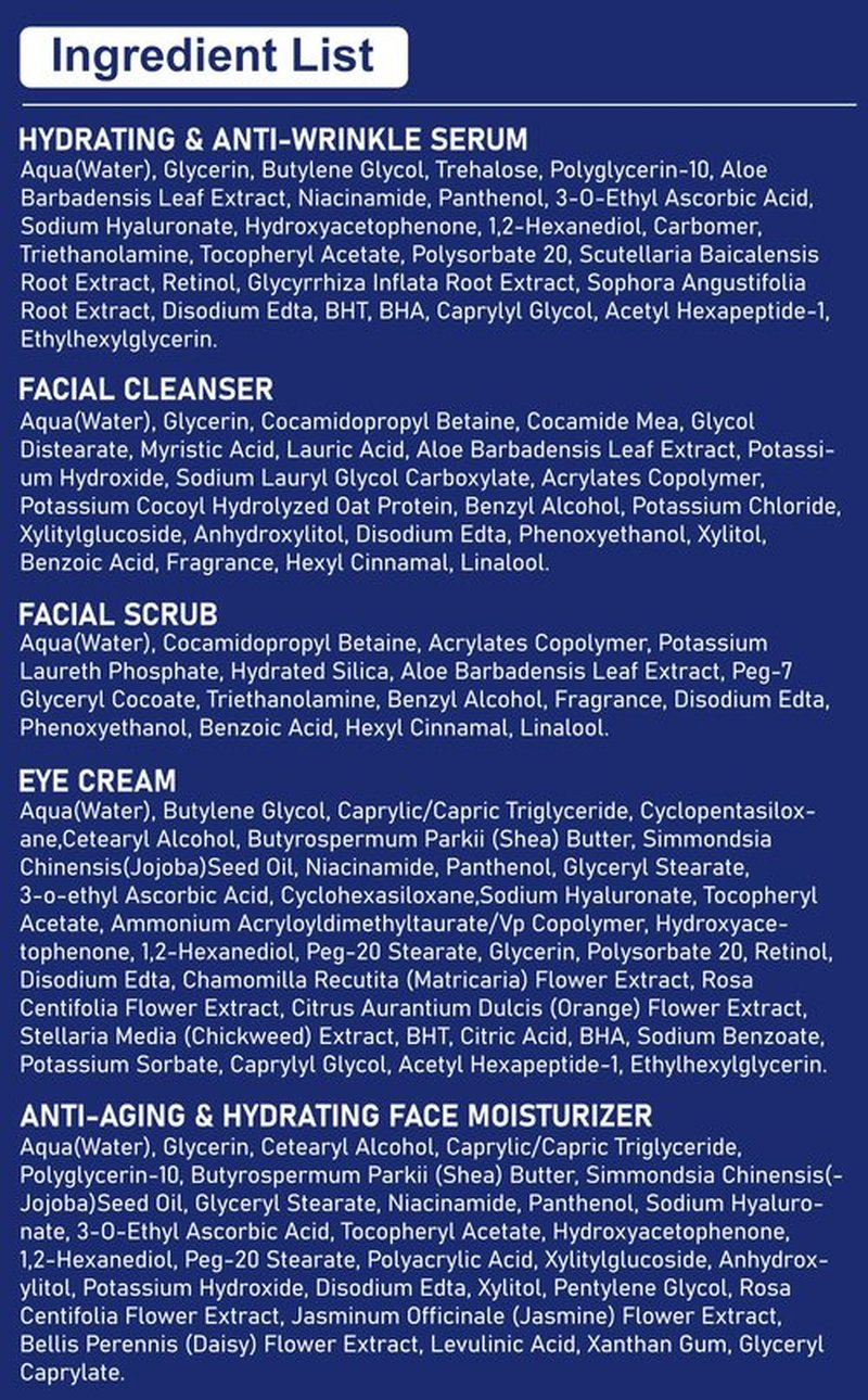 Skin Care for Men, Hydrate, Firm, Anti-Aging & Wrinkle Mens Self Care Facial Face Routine Kit,Birthday Valentines Gift Baskets for Young Men Him Teen Boy Dad Boyfriend Husband Christmas Gifts Ideas