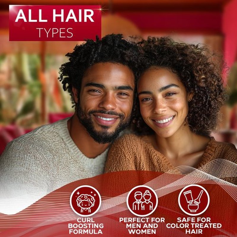 Curly Hair Mask - Deep Conditioning, Curl Enhancing Split End Repair for Women and Men - Strengthening Treatment Cream and Moisturizer Products for Dry, Damaged, Frizzy Hair - Anti Breakage Solution
