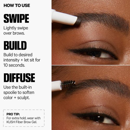 Milk Makeup KUSH Brow Shadow Stick - Define, Shape & Fill for Fuller Brows | Waterproof, Long-Lasting Formula