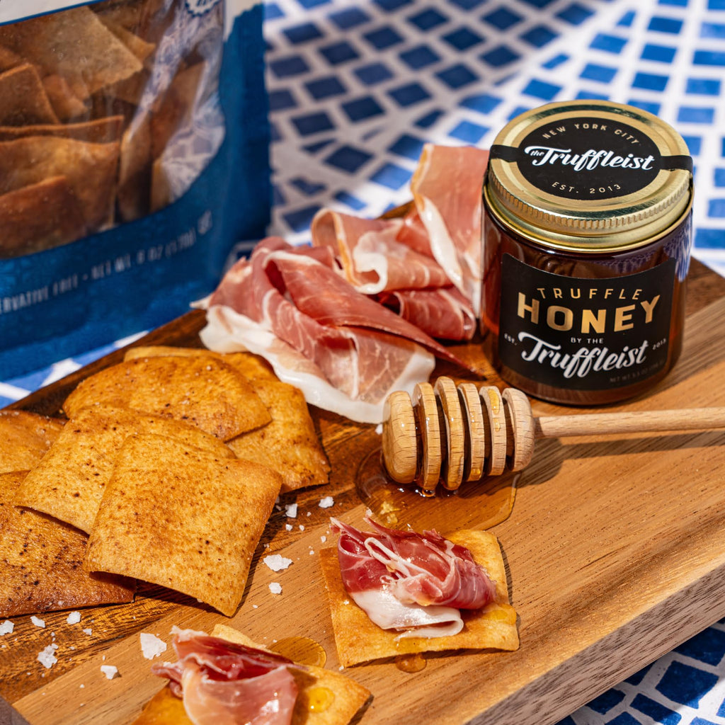 The Truffleist Truffle Honey – Truffle-Infused, Locally Sourced Honey with Real Black Summer Truffles - 5.5 oz