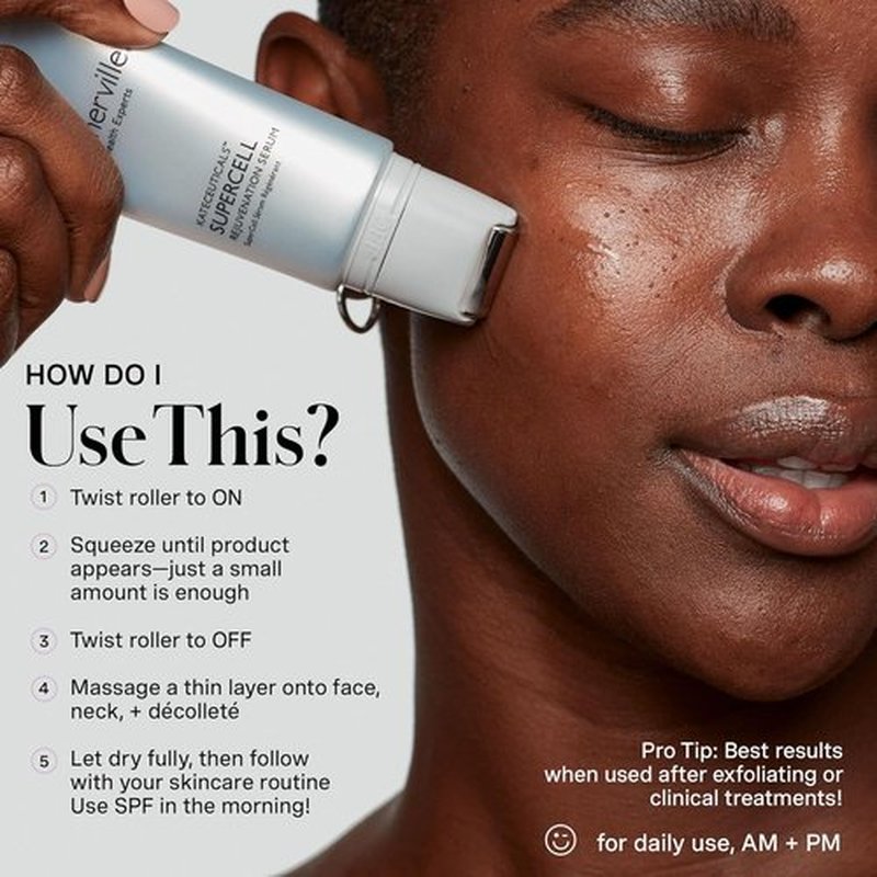 Kate Somerville KateCeuticals® SuperCell Rejuvenation Peptide Serum - Repair Damaged Skin & Reduce Fine Lines, 1 Fl Oz