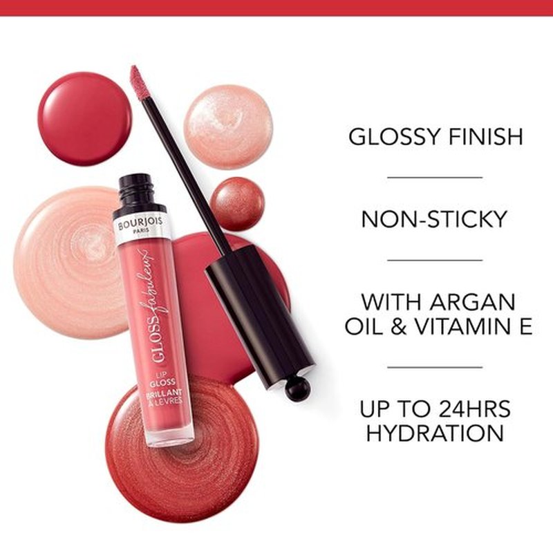 Bourjois Gloss Fabuleux Lip Gloss - 09 Mauvie Star | High-Shine Hydration for Luscious Lips
