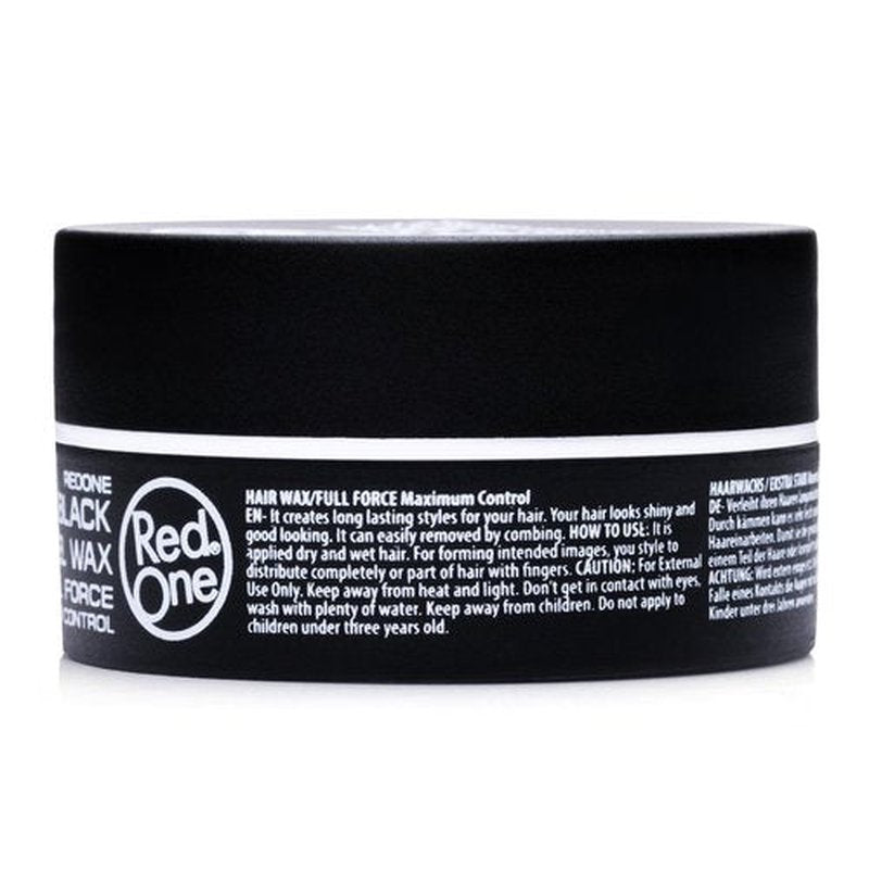 Redone Hair Styling Wax Black 150ml | Extra Hold | Gel Wax | Lime Scent | Long Lasting & Shiny Finish | For Men & Women | Professional Hair Styling Formula | Maximum Control & Smooth Texture