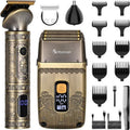 Scttomon T-Blade Hair Trimmers - Cordless Electric Shaver & Beard Grooming Kit for Men
