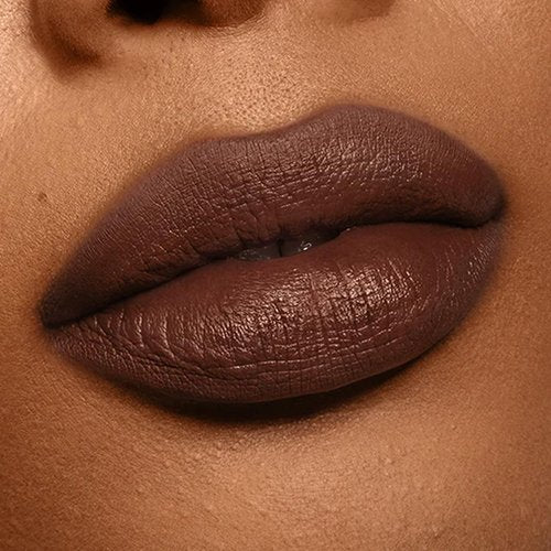 about-face Matte Fix Lip Pencil Smoked – Long-Wear, Creamy Matte Lip Liner with Hyaluronic Acid & Vitamins C & E – Vegan, Cruelty-Free, Clean Beauty – 0.042 oz (Plum Brown)