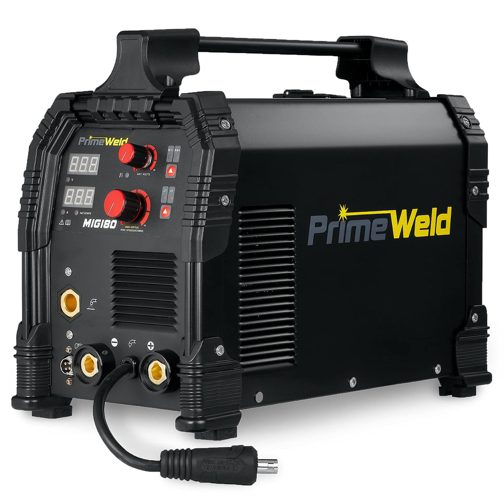 PrimeWeld MIG180 Mig Welder, 180 Amp Wire Feed Welding Machine with Dual Voltage 220v, 110v