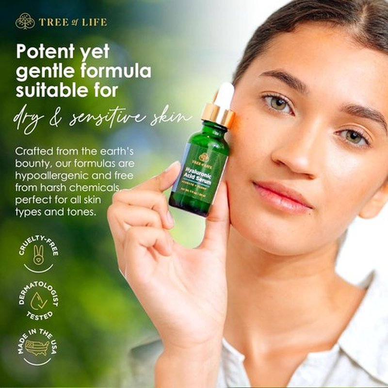 Tree of Life Beauty Facial Skin Care Set | Brightening & Firming Serums with Vitamin C, Retinol & Hyaluronic Acid - 1 Fl Oz (Pack of 3)